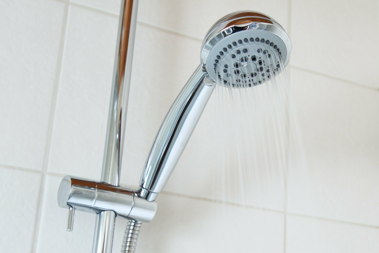 Shower in bathrom