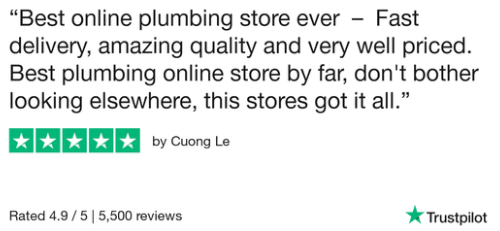 plumbing sales customer review.